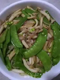 Make Dutch beans, white mushrooms step 6