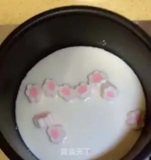 Make Cotton candy pudding step 1