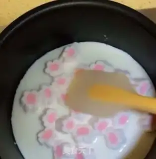 Make Cotton candy pudding step 2