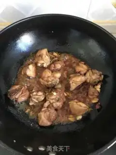 Make Chicken leg and mushroom step 3