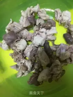 Make Puffy mushroom onion dry rabbit step 0
