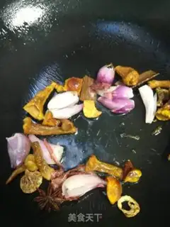 Make Puffy mushroom onion dry rabbit step 2