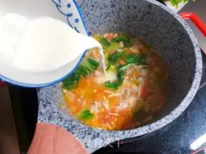 Make Milk mushroom soup step 10
