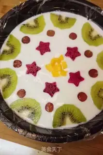 Make Fruit yogurt ice cream step 4