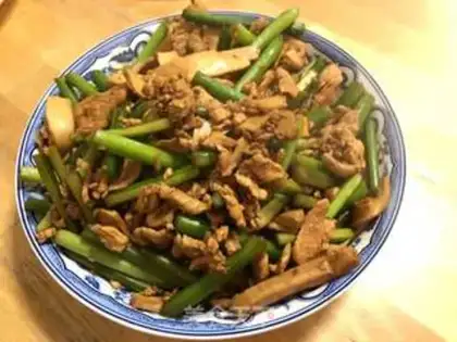 Make Garlic fried meat step 5