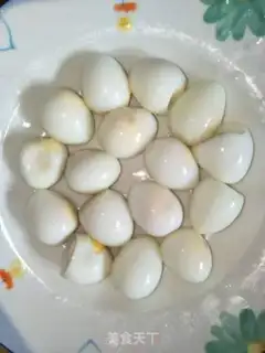Make Red meatball quail eggs step 4