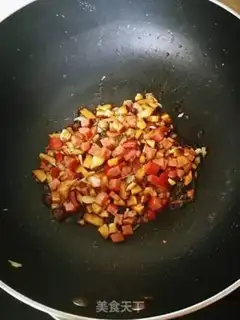 Make Soy sauce, fried rice step 5