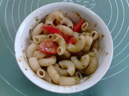 Make A macaroni with peanuts step 10