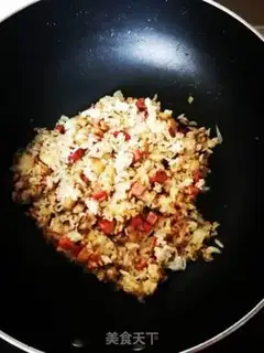 Make Soy sauce, fried rice step 6