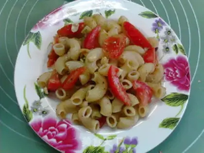 Make A macaroni with peanuts step 11
