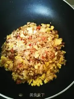Make Soy sauce, fried rice step 7