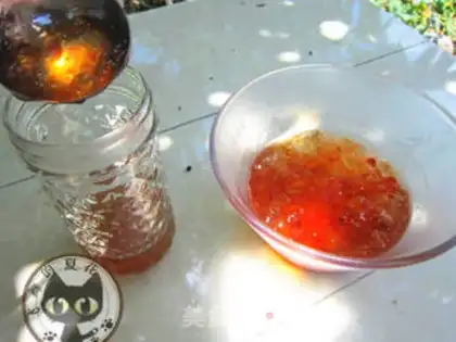 Make Peach and cream tea step 5