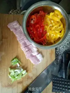 Make Twin pepper bacon step 0