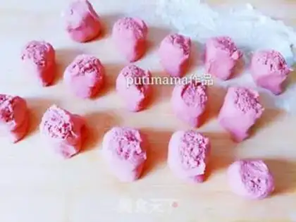 Make Pink roses step 3