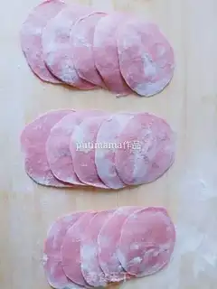 Make Pink roses step 5