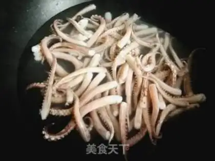 Make Roasted squid shaving step 0