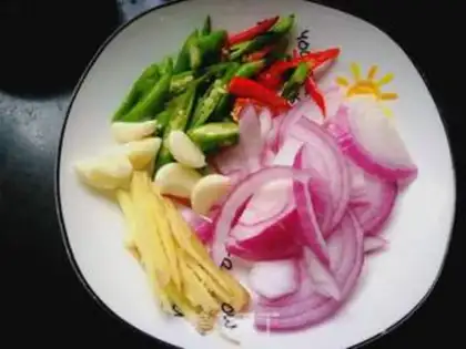 Make Roasted squid shaving step 2