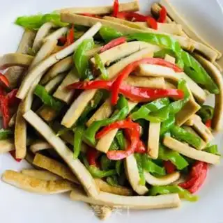 Make Cream pepper fried tofu step 5