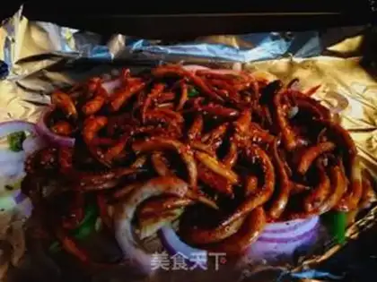 Make Roasted squid shaving step 8