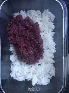 Make Two rice cakes step 2