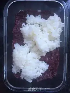 Make Two rice cakes step 3