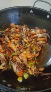 Make Spicy shrimp step 3