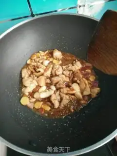 Make Tasty silk melon fried chicken step 7