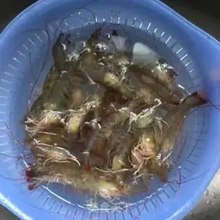 Make Vegetable shrimp salad step 0