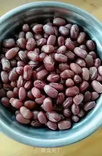 Make The rice date red bean cake step 2