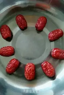 Make The rice date red bean cake step 3