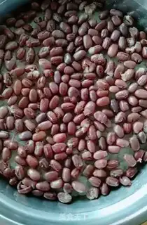 Make The rice date red bean cake step 5