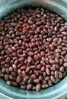Make The rice date red bean cake step 7
