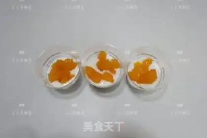 Make Peach yogurt step 4