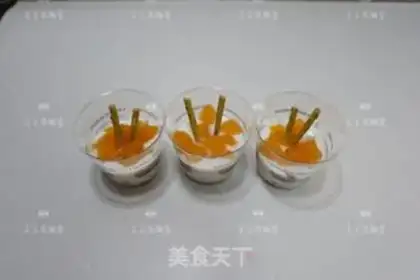Make Peach yogurt step 5