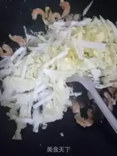 Make Shrimp rice mushrooms and cabbage step 5