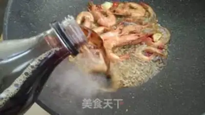 Make Coke black shrimp step 5