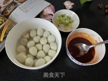 Make Tiger-skind quail eggs step 1