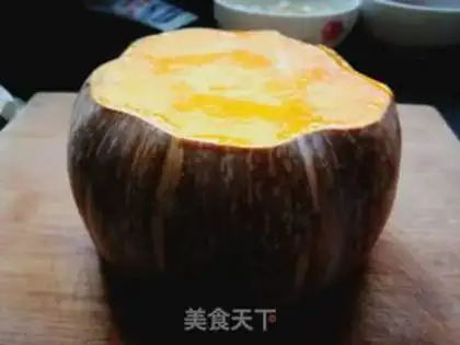 Make Pumpkin Steam Lotus step 0