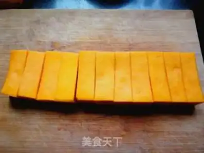 Make Pumpkin Steam Lotus step 2