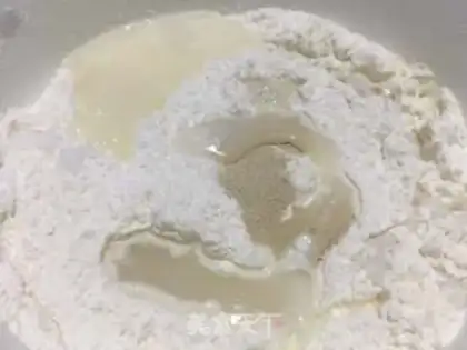 Make Light cream bread step 1