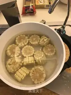 Make Corn soup step 1