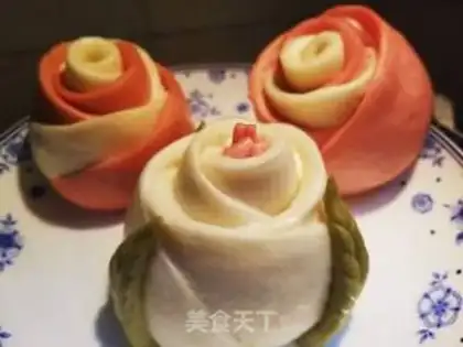 Make Romantic roses step 6
