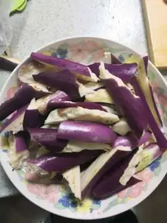 Make Meat and eggplant step 0