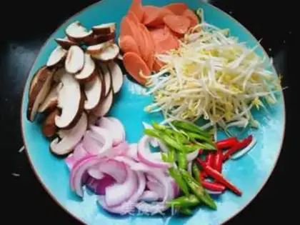 Make Soy sauce, noodle step 1
