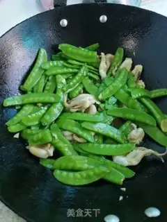 Make The Octopus fried Dutch beans step 6