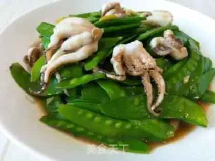 Make The Octopus fried Dutch beans step 8