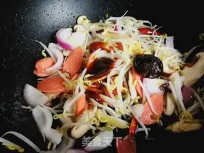 Make Soy sauce, noodle step 4