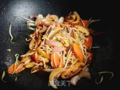 Make Soy sauce, noodle step 5