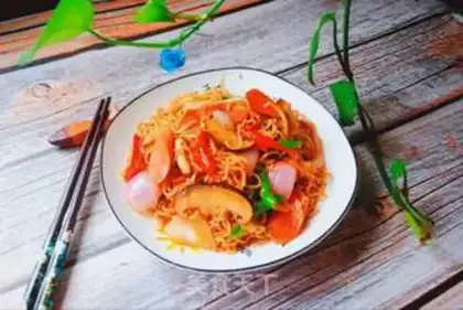 Make Soy sauce, noodle step 12