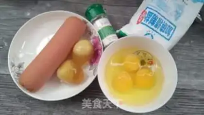 Make Double chicken cake step 0